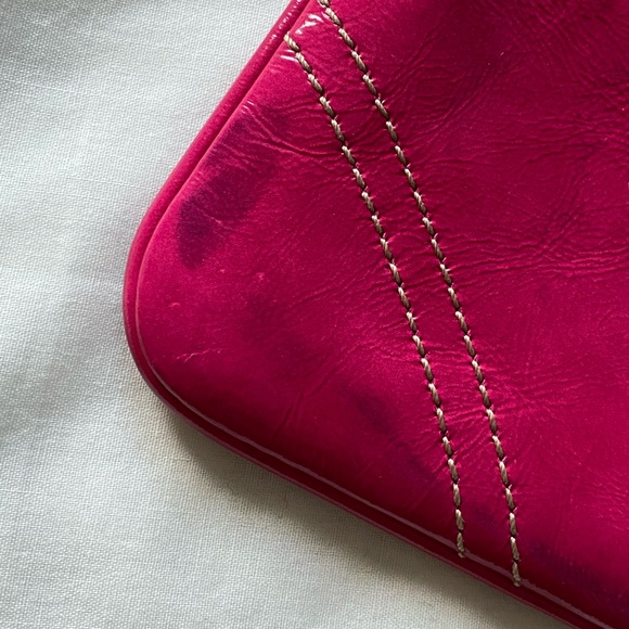 COACH pink wristlet pouch - Picture 8 of 9